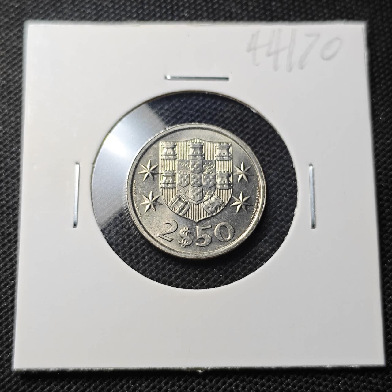 KK钱币收藏小铺 第344场 2月预留时间 周末发货 1985葡萄牙2.5埃斯库多 好品