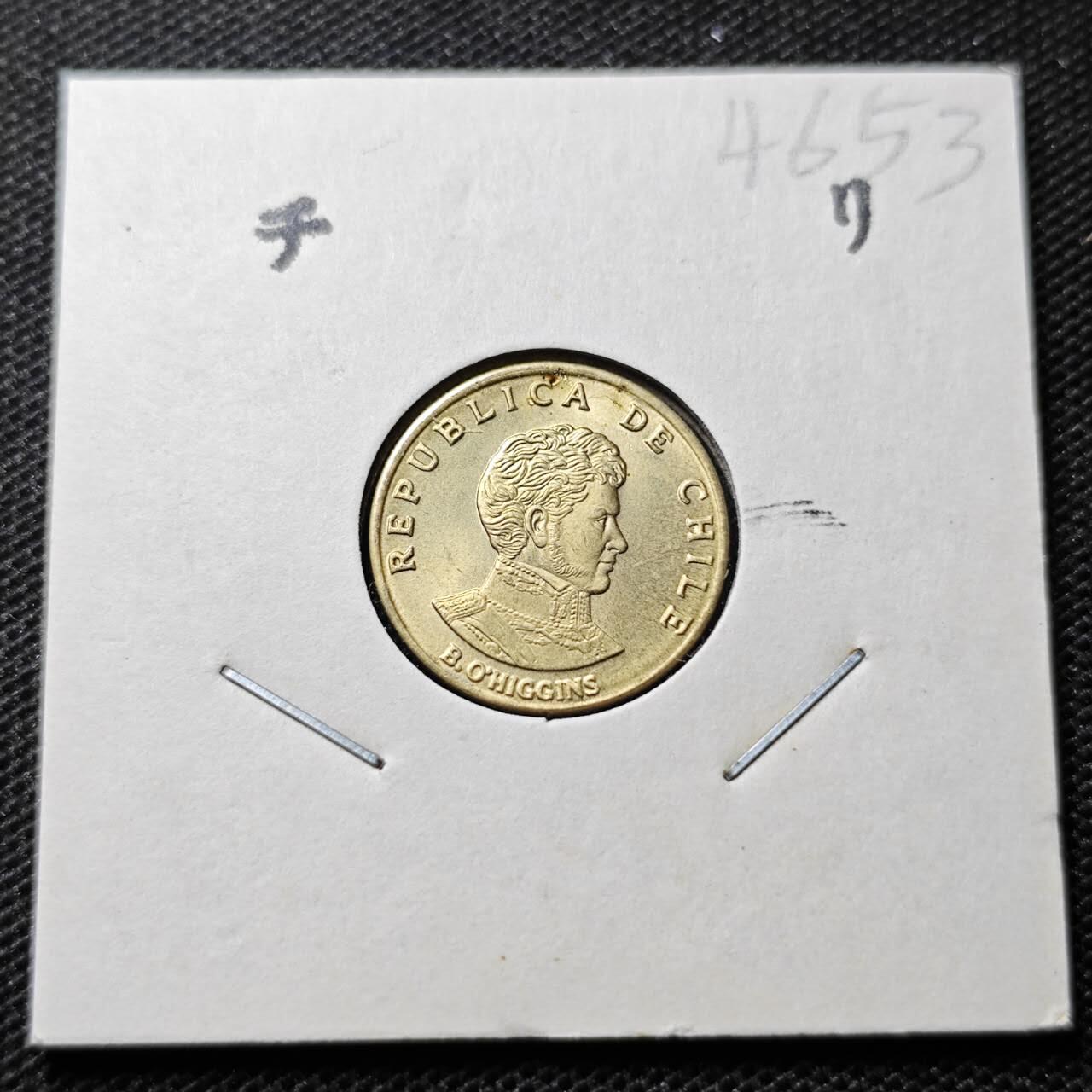 KK钱币收藏小铺 第346场 2月预留时间 周末发货 1971智利10分 好品