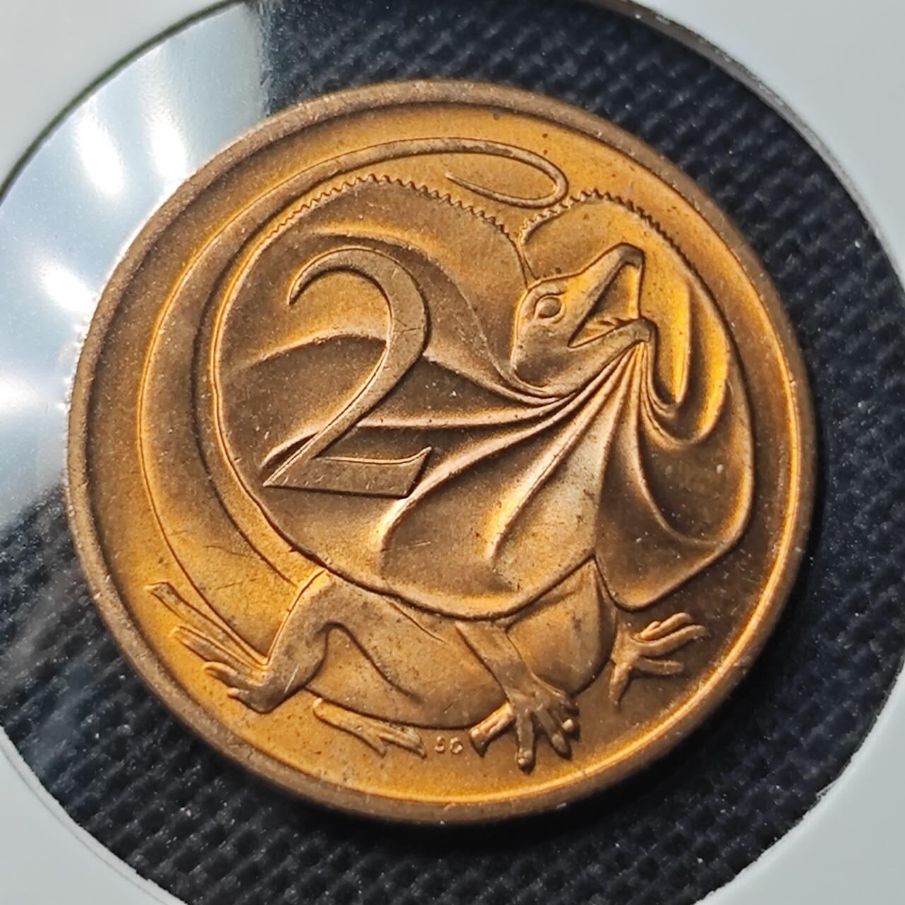 KK钱币收藏小铺 第344场 2月预留时间 周末发货 1984澳大利亚2分 好品