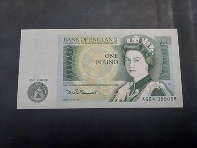 博彦收藏  AM 9月28日 8点钱币专场 - 英国女皇1镑 AU 9品