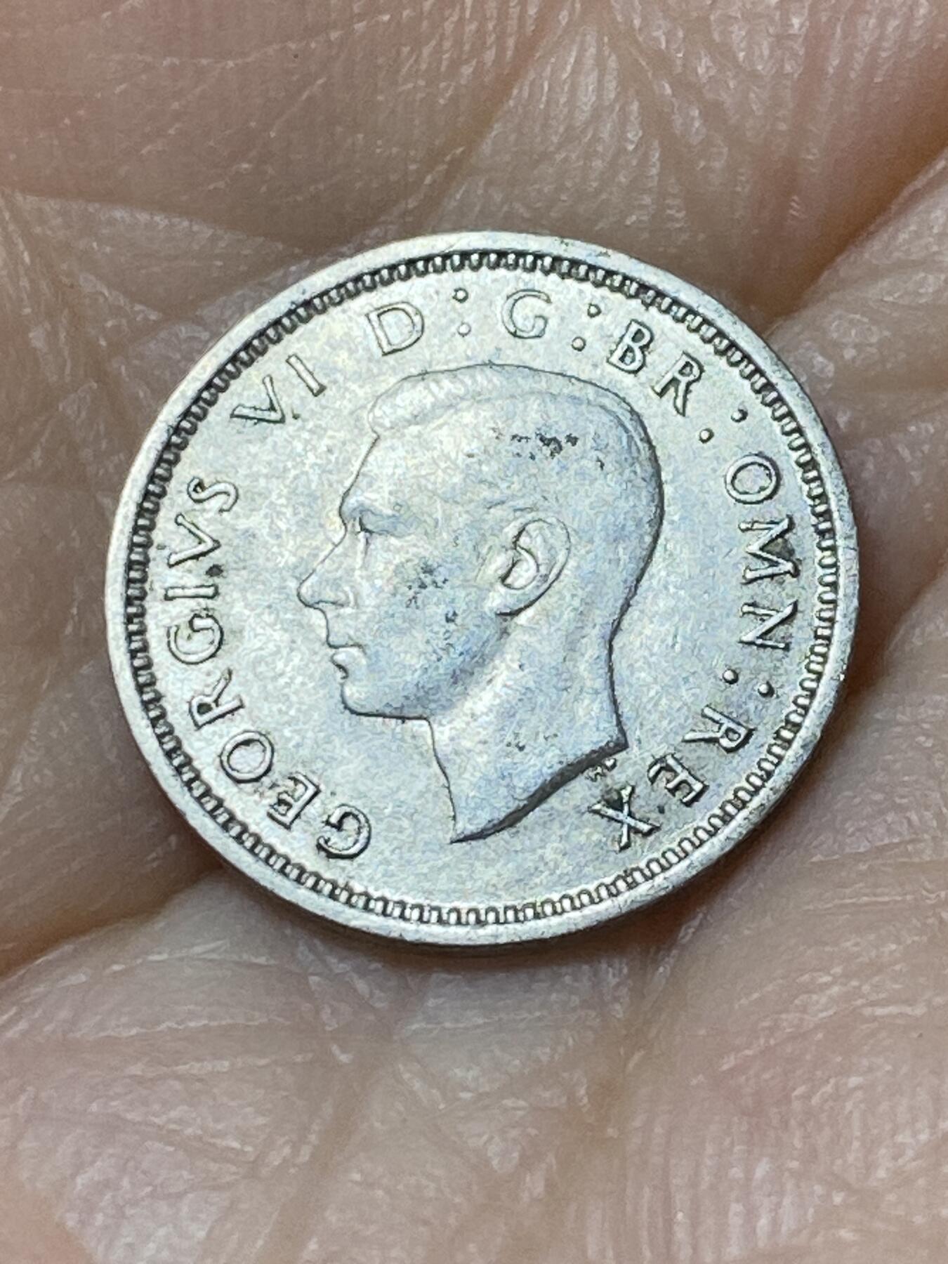 2025年第九十五场(总第一百二十一场）外国好品散币(免佣金) 英国🇬🇧1937年3便士银币(乔治六世加冕年，第一版首发年，500银)