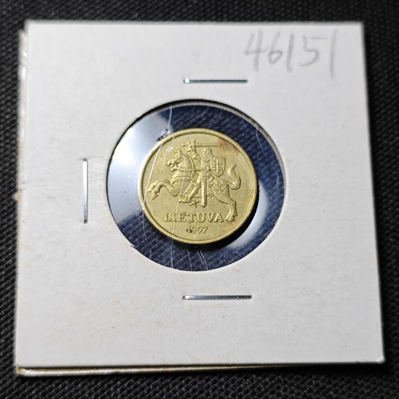 KK钱币收藏小铺 第346场 2月预留时间 周末发货 1997立陶宛10分 
