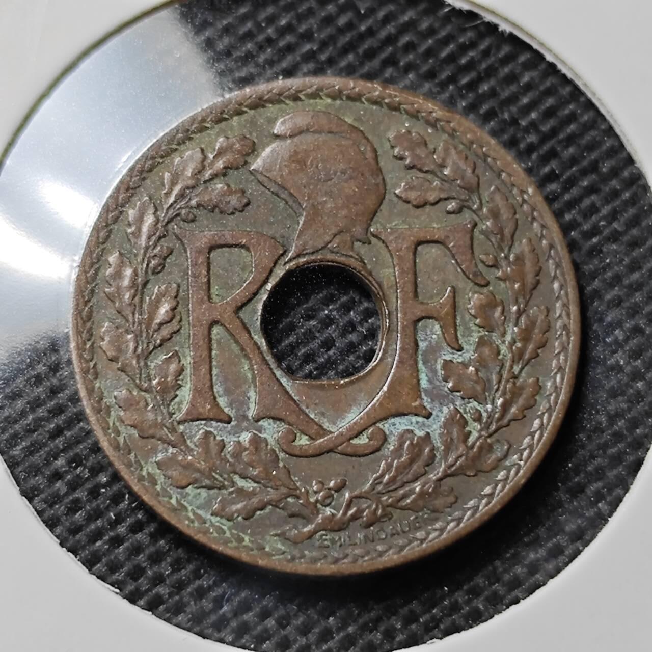KK钱币收藏小铺 第345场 2月预留时间 周末发货  1937法属印支1/2铜币