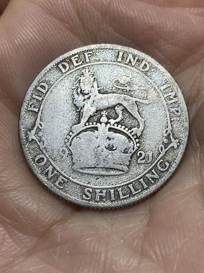 2025年第九十五场(总第一百二十一场）外国好品散币(免佣金) - 英国🇬🇧1921年1先令银币(乔治五世第二版，500银)