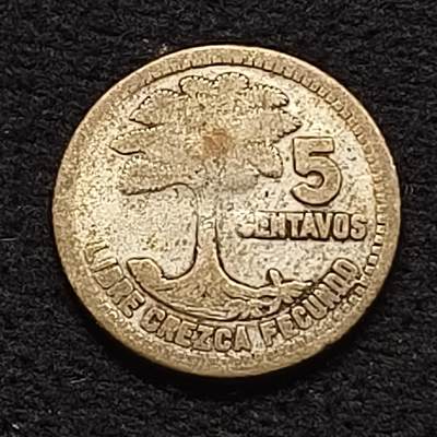 【全场包邮】纯粹捡漏拍462场 - 危地马拉1958年5分银币