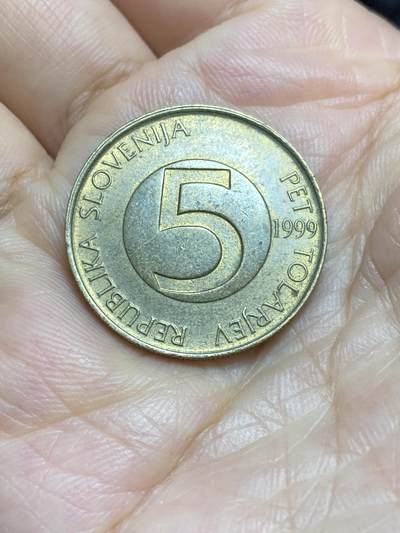 2025年第九十五场(总第一百二十一场）外国好品散币(免佣金) - 斯洛文尼亚🇸🇮1999年5托拉尔