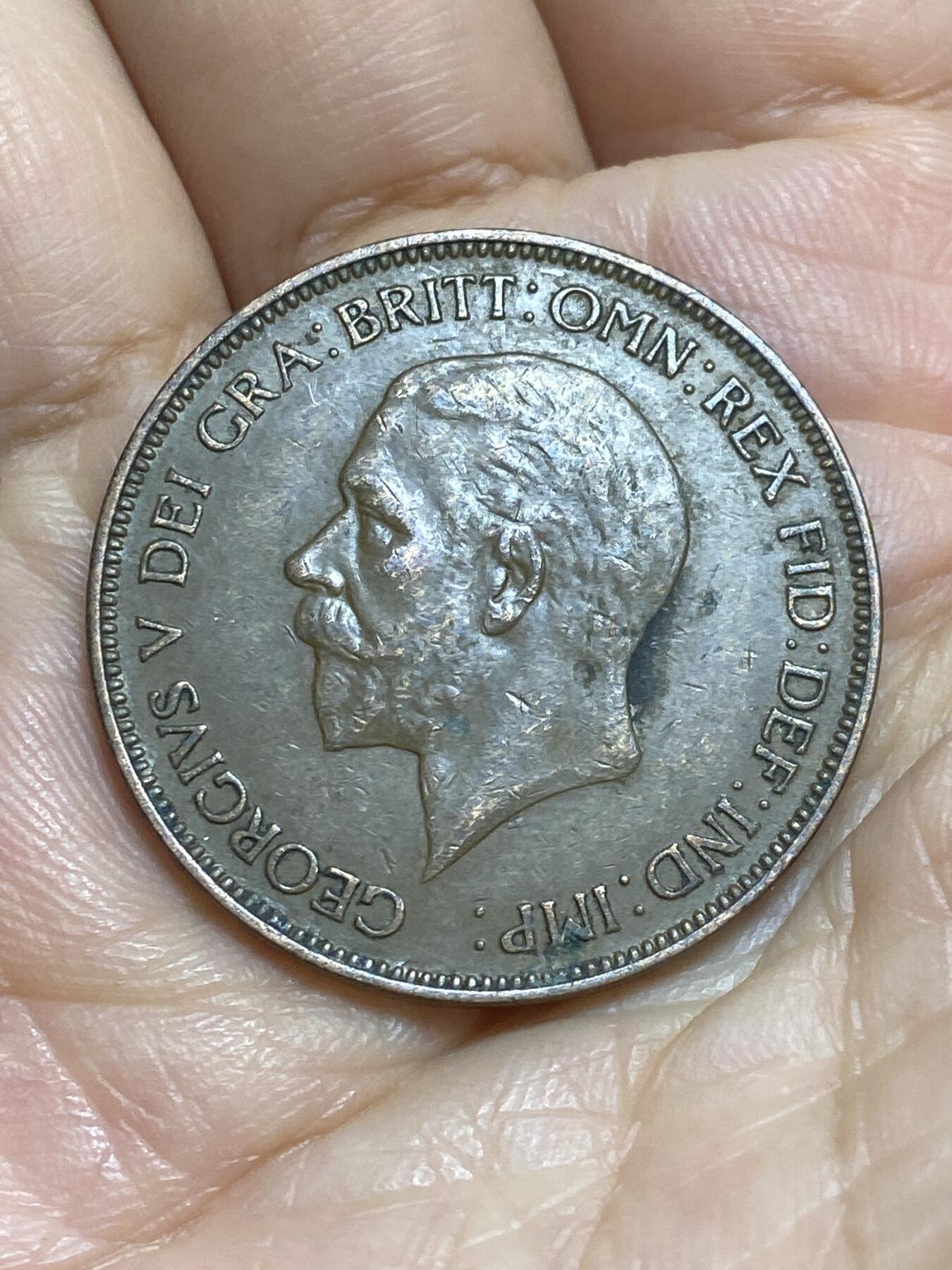 2025年第九十五场(总第一百二十一场）外国好品散币(免佣金) 英国🇬🇧1936年1便士(乔治五世逝世年，第三版关门年)