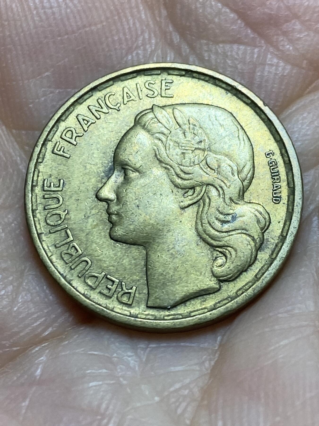 2025年第九十五场(总第一百二十一场）外国好品散币(免佣金) 法国🇫🇷1952年10法郎