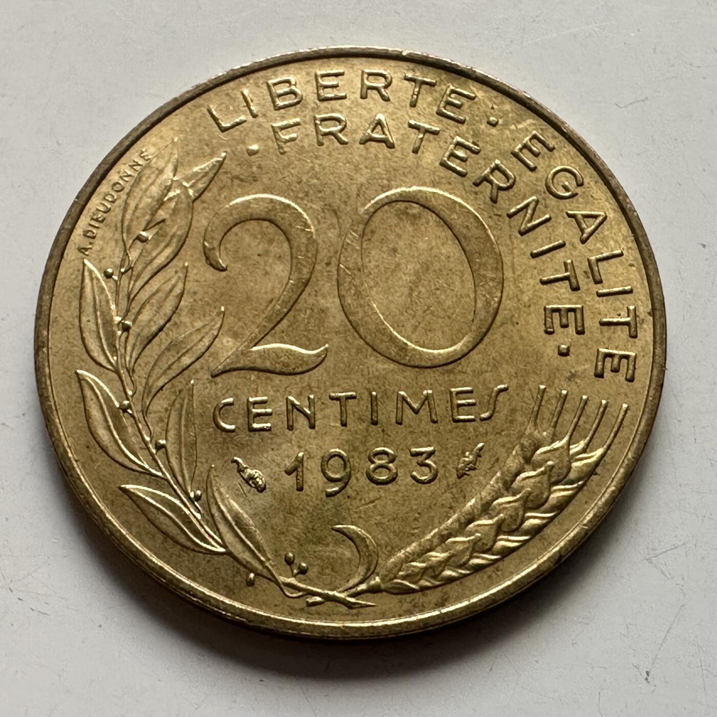 🌹外币初藏🌹🐯2025年第105场 周二无佣金特价场 法国1983年20分