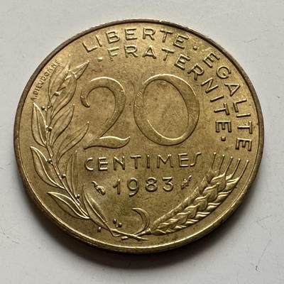 🌹外币初藏🌹🐯2025年第105场 周二无佣金特价场 - 法国1983年20分