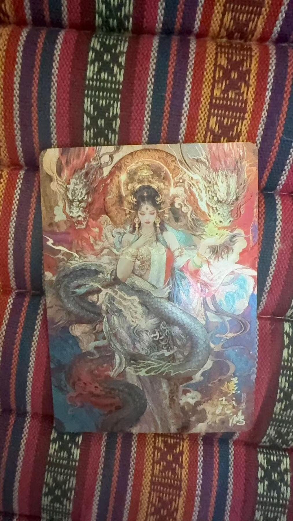 光影卡牌第23期，各家亲签，各家套卡，持续收拍品 百里山海经粗闪特卡嫘祖