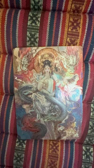 光影卡牌第23期，各家亲签，各家套卡，持续收拍品 - 百里山海经粗闪特卡嫘祖