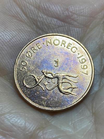 2025年第九十五场(总第一百二十一场）外国好品散币(免佣金) - 挪威🇳🇴1997年50欧尔(哈拉尔五世时期)