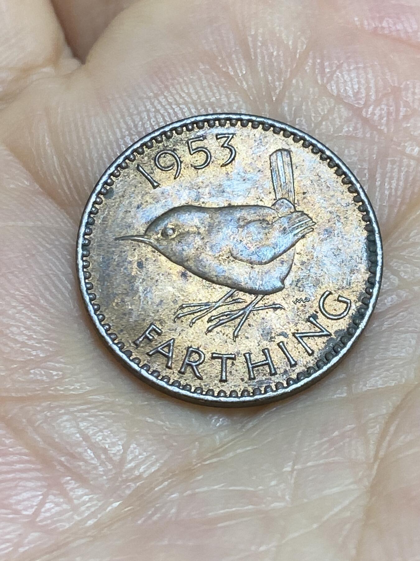 2025年第九十五场(总第一百二十一场）外国好品散币(免佣金) 英国🇬🇧1953单年份1法新(伊丽莎白二世加冕年，第一版)