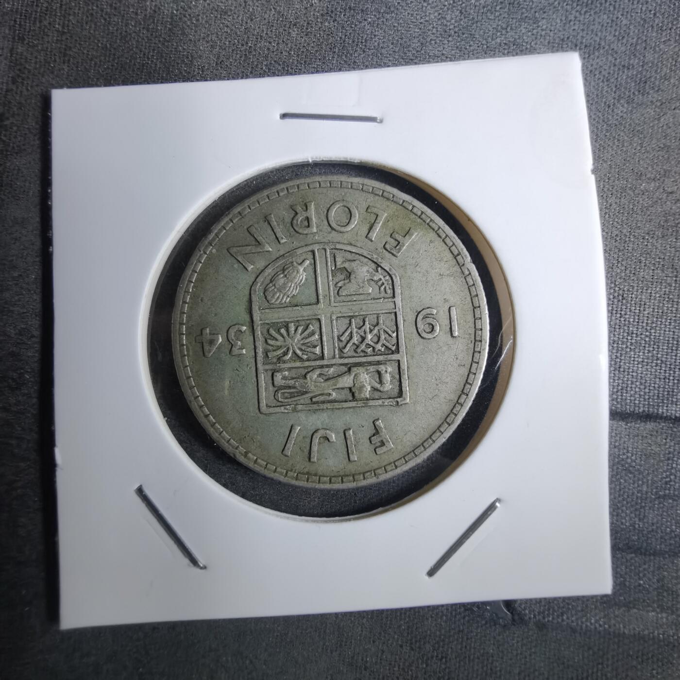 沼泽如烟--第848场 斐济1934年1弗洛林银币
