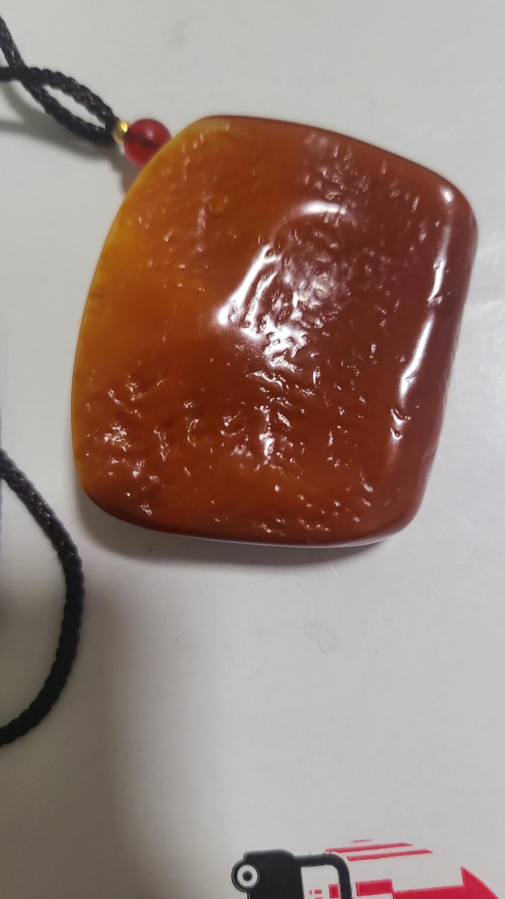 顺化黄土原皮饼干沉香吊坠