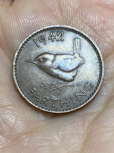 2025年第九十五场(总第一百二十一场）外国好品散币(免佣金) - 英国🇬🇧1942年1法新(乔治六世第一版)