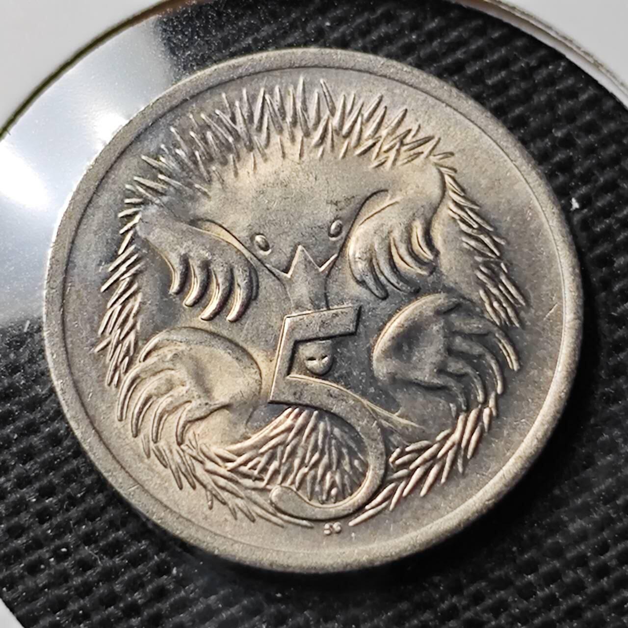 KK钱币收藏小铺 第347场 2月预留时间 周末发货 1980澳大利亚5分 好品