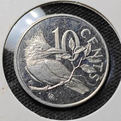 KK钱币收藏小铺 第346场 2月预留时间 周末发货 -  1973维尔京群岛10分 精制币