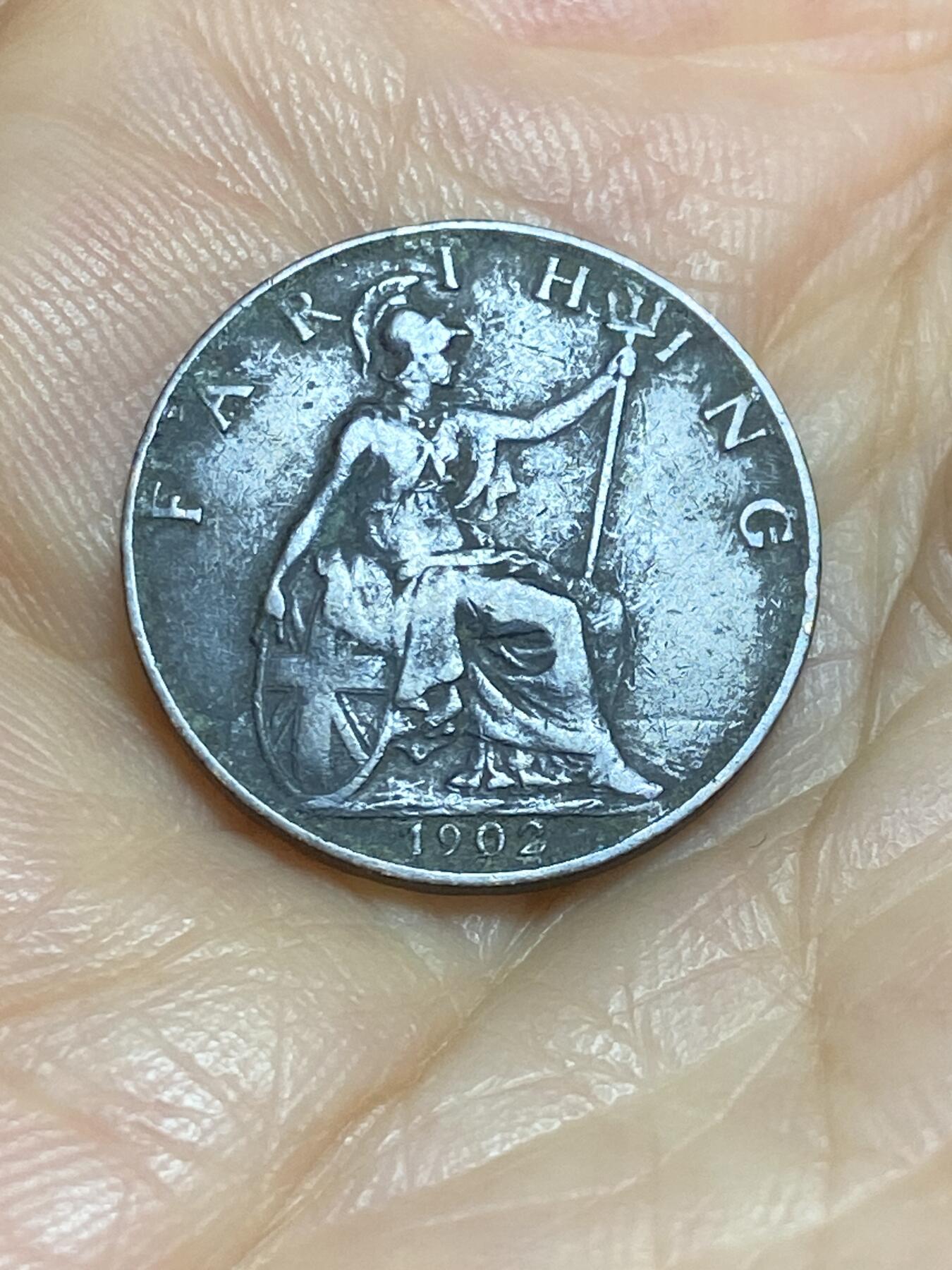 2025年第九十五场(总第一百二十一场）外国好品散币(免佣金) 英国🇬🇧1902年1法新(爱德华七世加冕年，首发年)