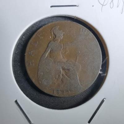 沼泽如烟--第848场 - 英国1922年半便士