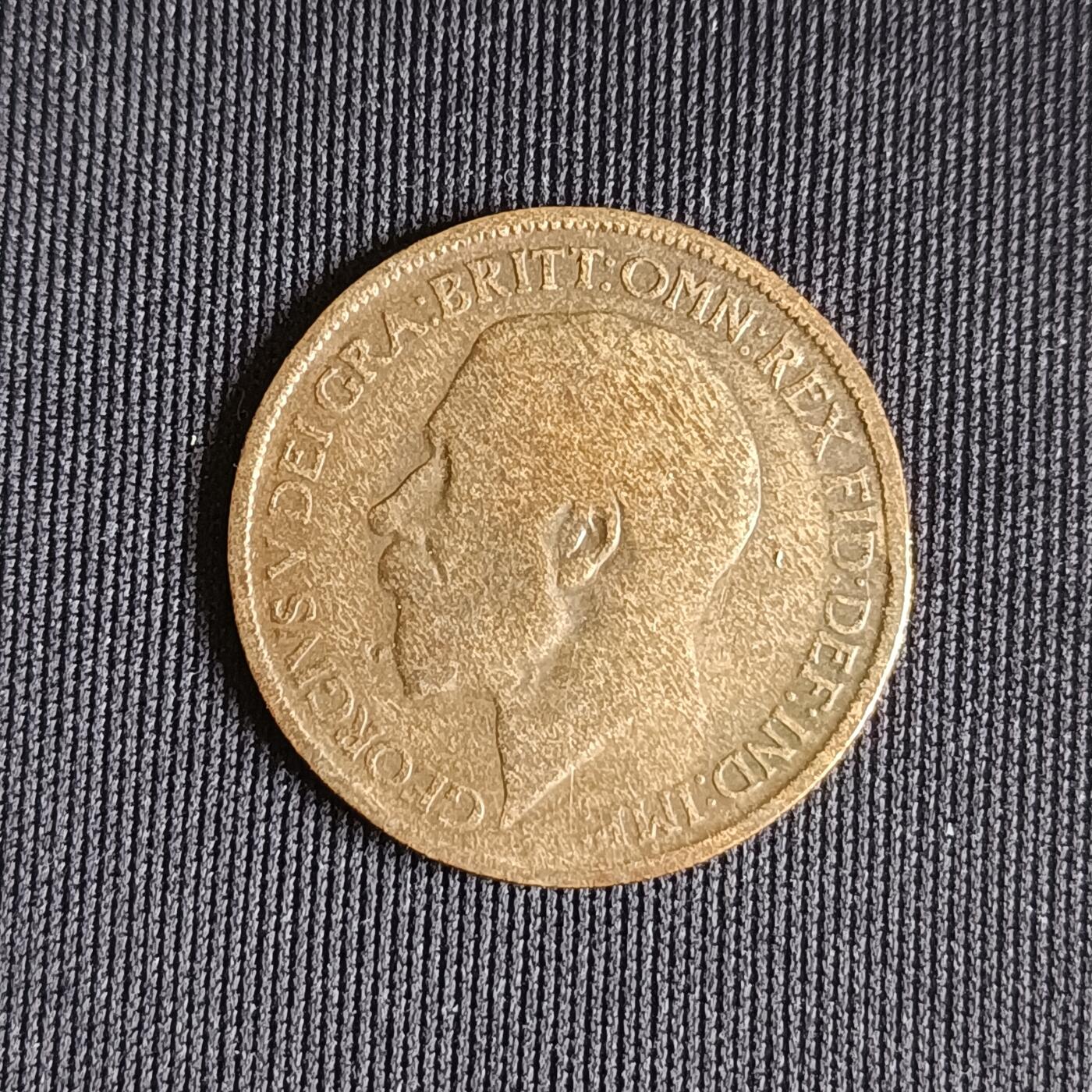 【游宝拍卖】乙巳蛇年71期 节前综合场 周五集拍 英国1921年1/2便士