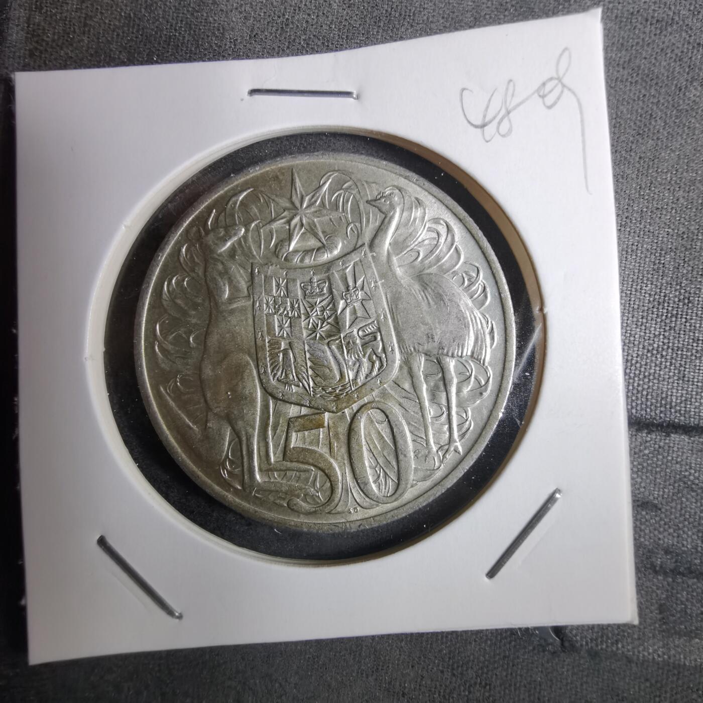 沼泽如烟--第848场 澳大利亚1966年50分银币