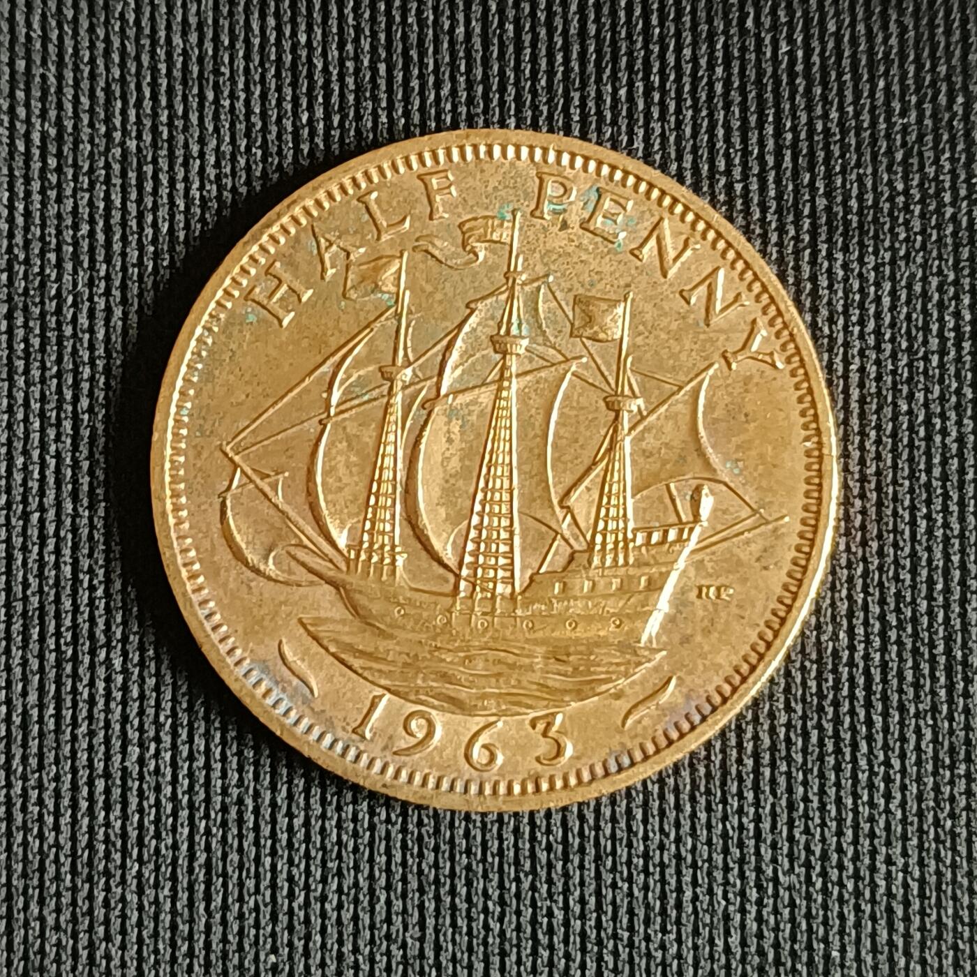 【游宝拍卖】乙巳蛇年71期 节前综合场 周五集拍 英国1963年1/2便士