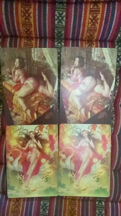 光影卡牌第23期，各家亲签，各家套卡，持续收拍品 - 妖姬传普卡特卡2对4张