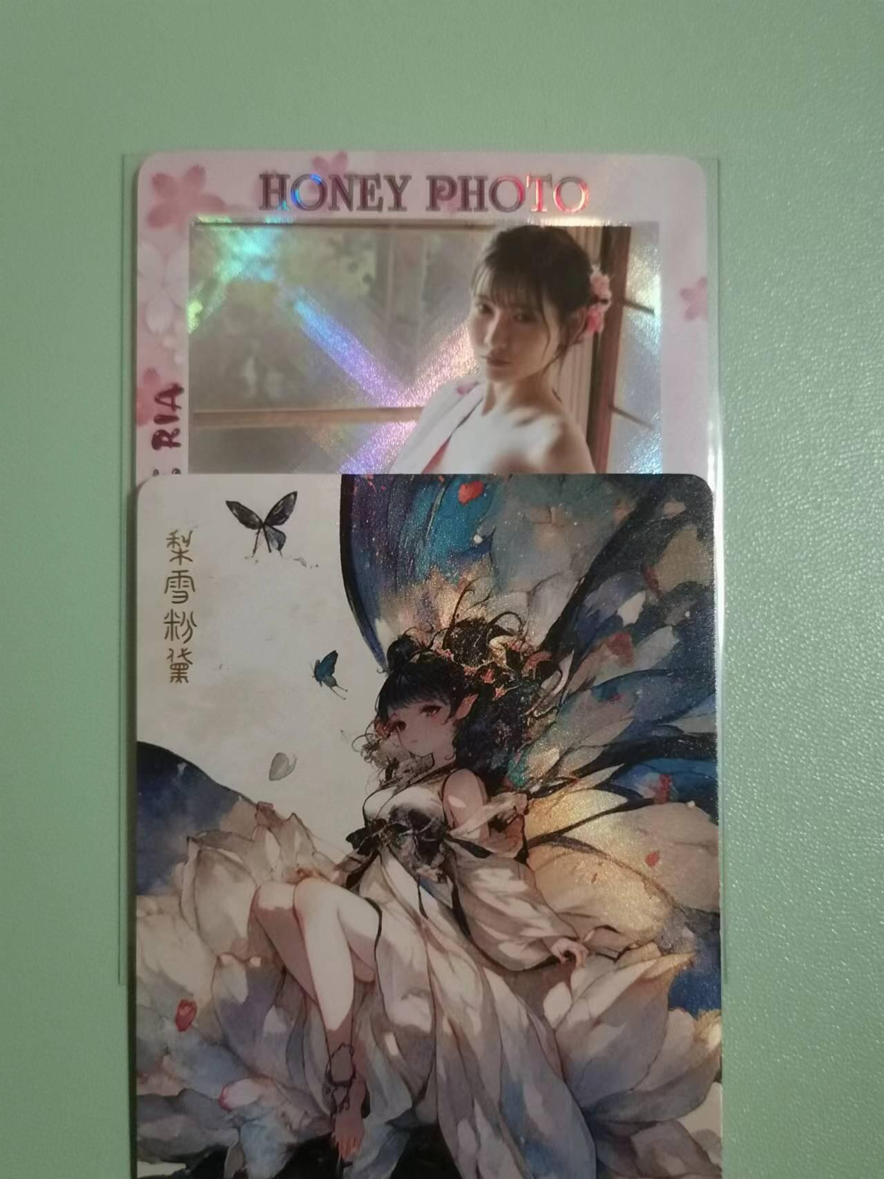 光影卡牌第23期，各家亲签，各家套卡，持续收拍品 君君真人女优卡，JUHG系列，温变工艺（敏感部位手搓会变化）彩闪 山手梨爱 