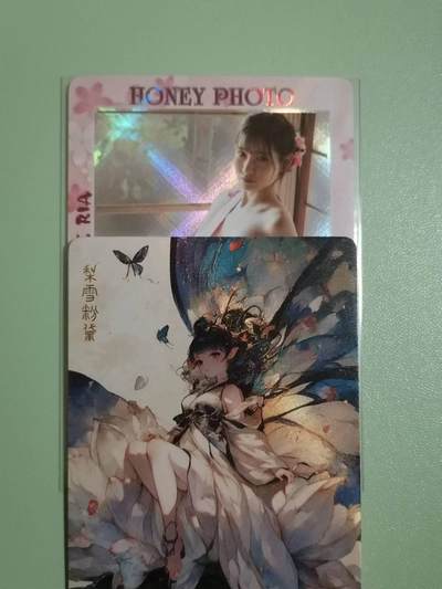 光影卡牌第23期，各家亲签，各家套卡，持续收拍品 - 君君真人女优卡，JUHG系列，温变工艺（敏感部位手搓会变化）彩闪 山手梨爱 