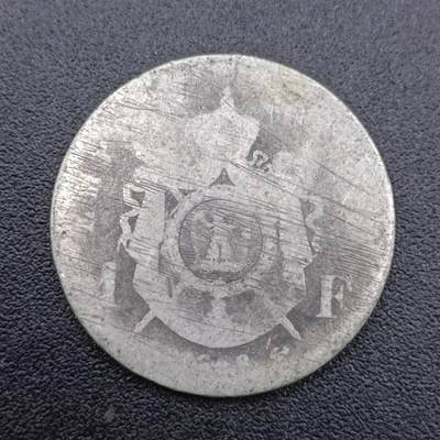 【淘币小摊】限时拍第七百五十二拍  小银币场 满百包邮可预留两周  周一统一发货  - 法国1868年拿破仑三世1法郎银币