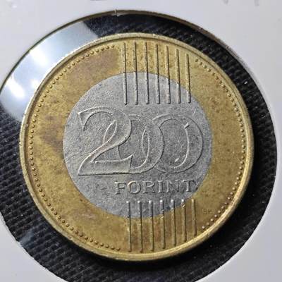 KK钱币收藏小铺 第347场 2月预留时间 周末发货 - 2010匈牙利200福林 双色币