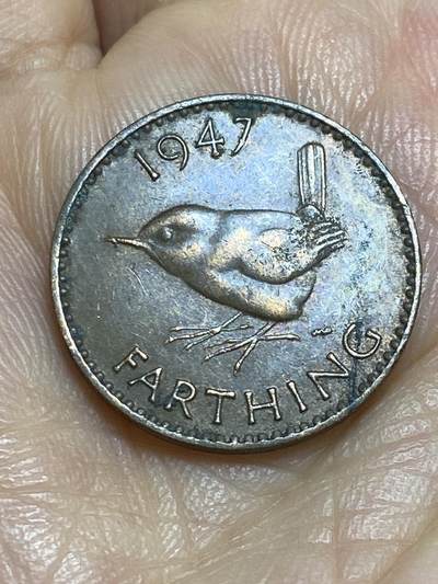 2025年第九十五场(总第一百二十一场）外国好品散币(免佣金) - 英国🇬🇧1947年1法新(乔治六世第一版)