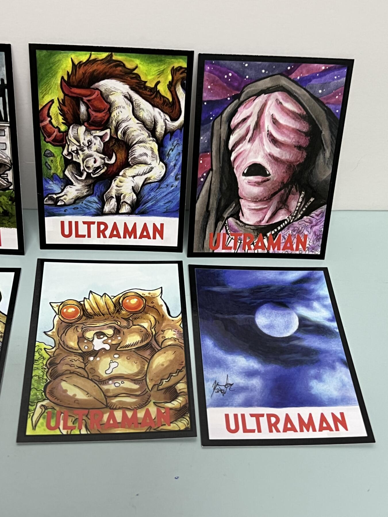 零元拍：RRParks Ultraman 归来的奥特曼 杰克奥特曼  圆谷公司 杰克奥特曼  手绘复刻卡 超人气怪兽很多 非常稀有 大比例 10张一起拍！编号见卡背 