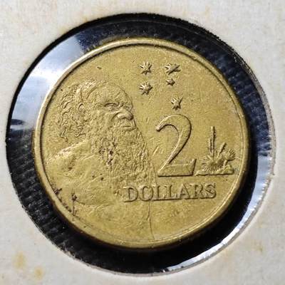 KK钱币收藏小铺 第347场 2月预留时间 周末发货 -  1994澳大利亚土著人2元