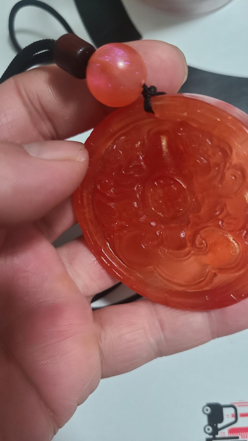 鱼精香沉香吊坠