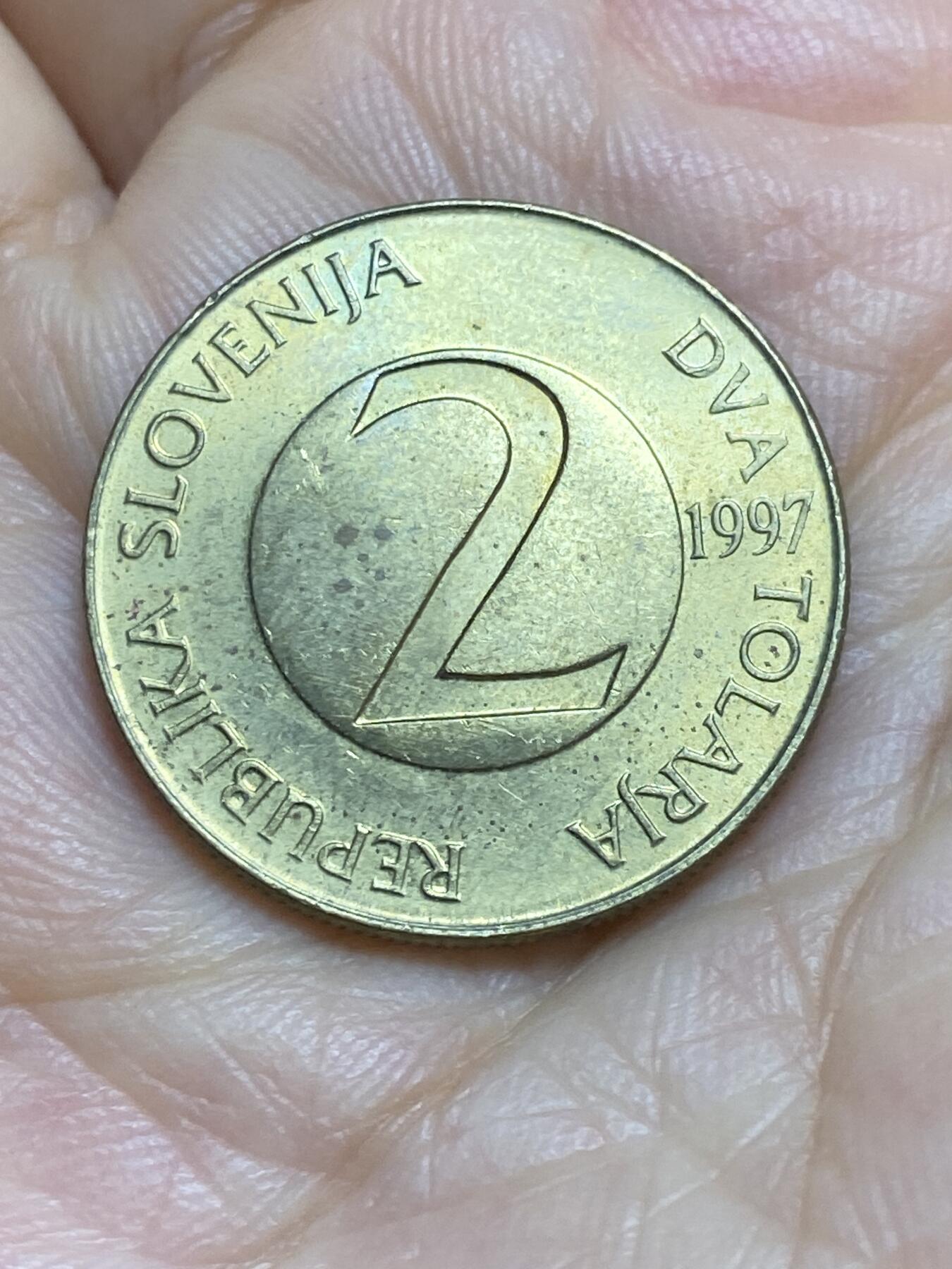 2025年第九十五场(总第一百二十一场）外国好品散币(免佣金) 斯洛文尼亚🇸🇮1997年2托拉尔