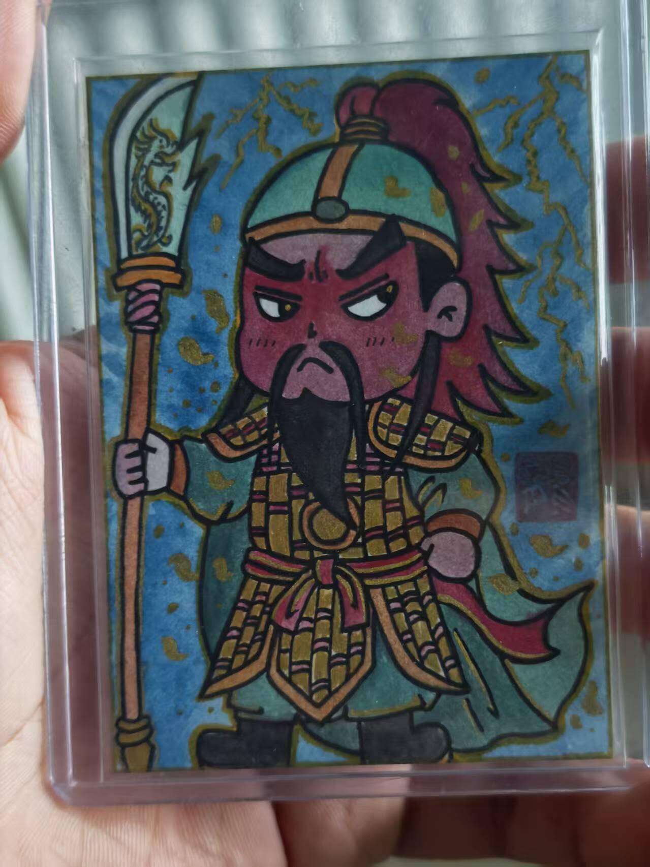秋原瞳的小店第二十四期（持续收拍，祝大家国庆中秋快乐，好好睡它个自然醒） 昆仑万象苏秦手绘——军中关羽