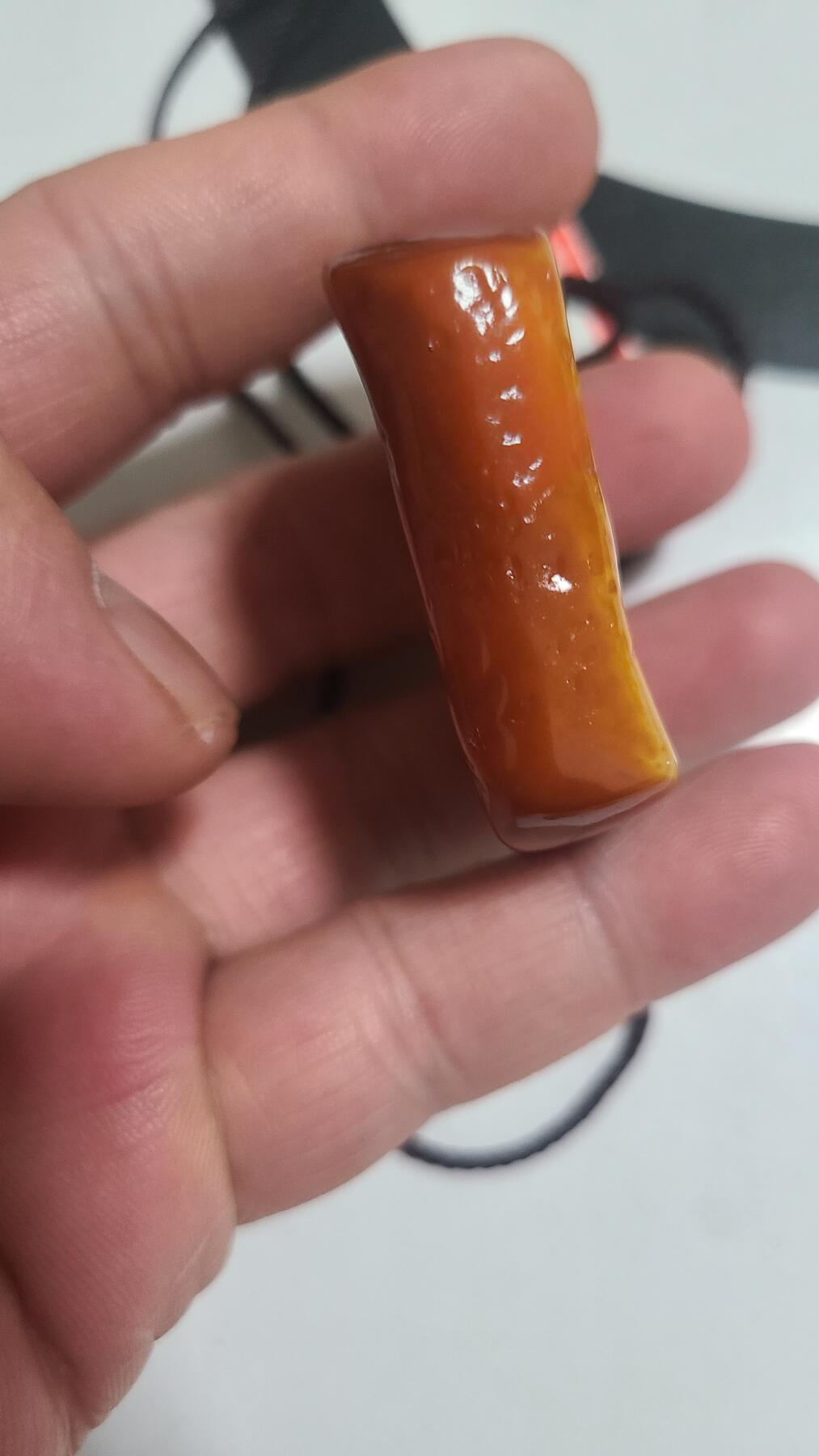 顺化黄土原皮饼干沉香吊坠