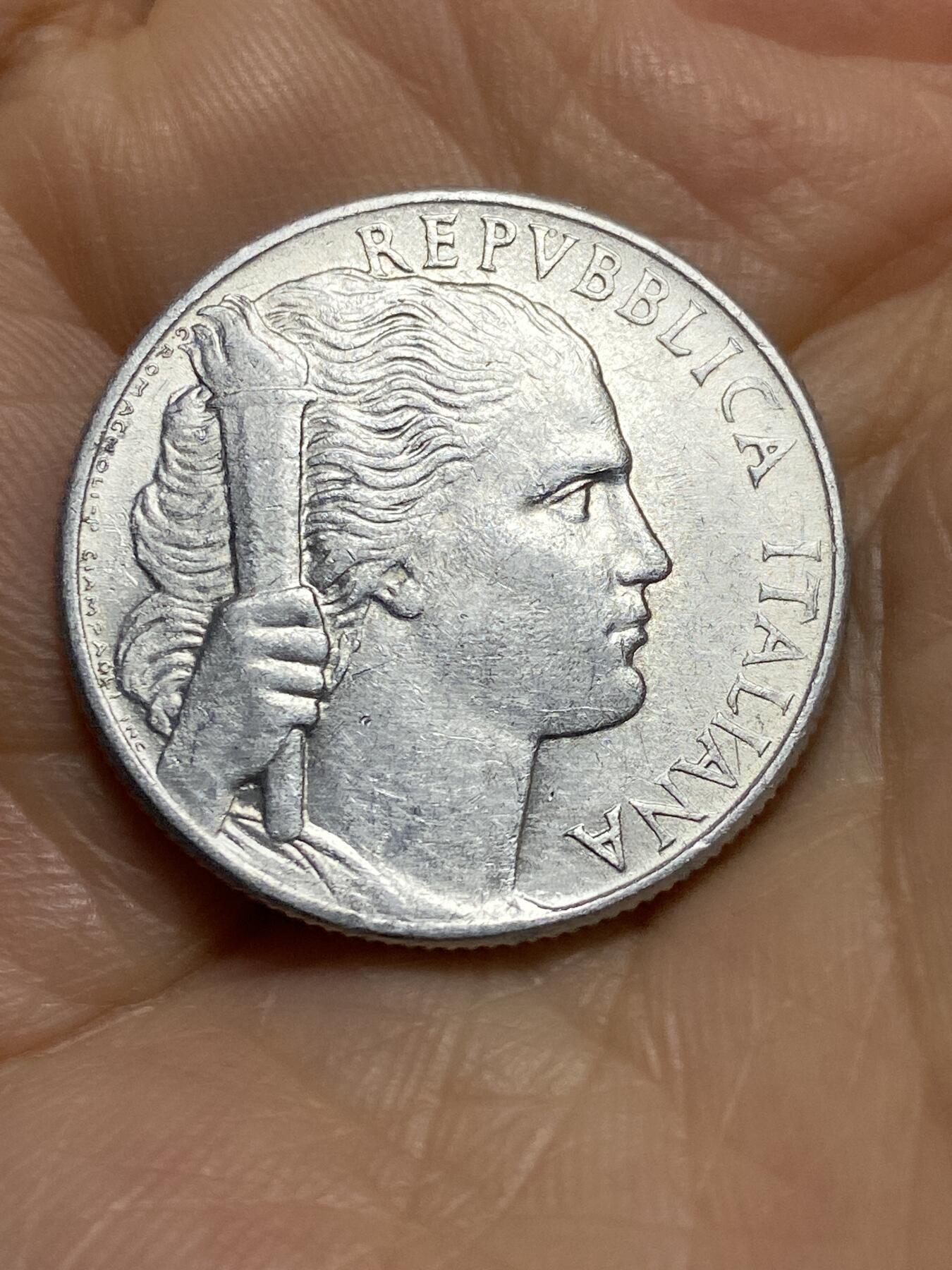 2025年第九十五场(总第一百二十一场）外国好品散币(免佣金) 意大利🇮🇹1949年5里拉(二战后过渡时期)