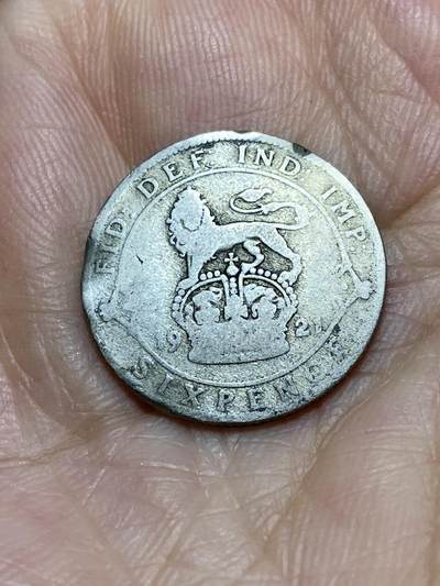 2025年第九十五场(总第一百二十一场）外国好品散币(免佣金) - 英国🇬🇧1921年6便士银币(乔治五世第二版，500银)