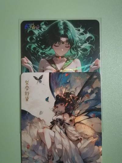 光影卡牌第23期，各家亲签，各家套卡，持续收拍品 - 嘎嘎鸭精品彩闪，丝带美少女战士 海王 
