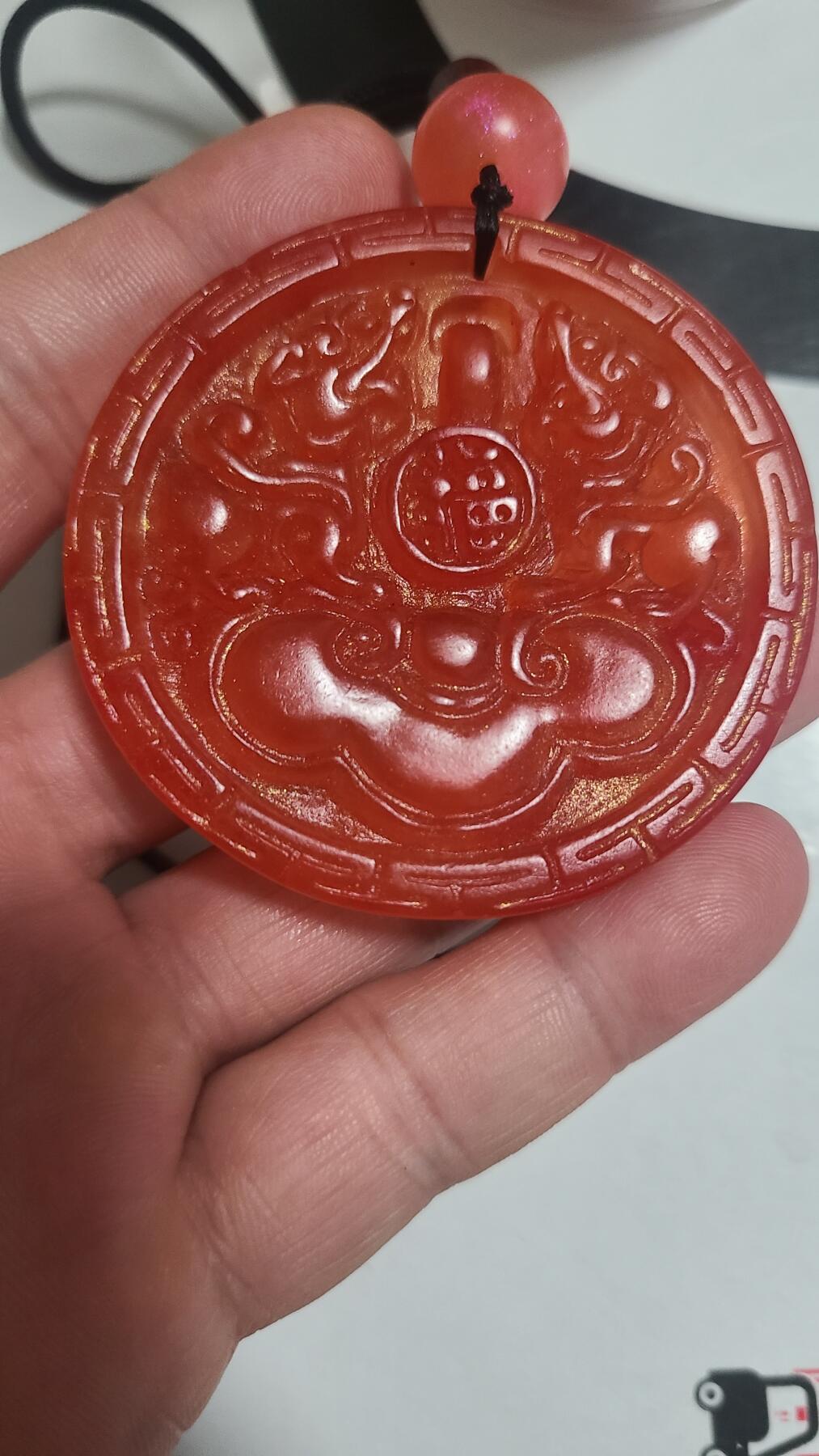 鱼精香沉香吊坠