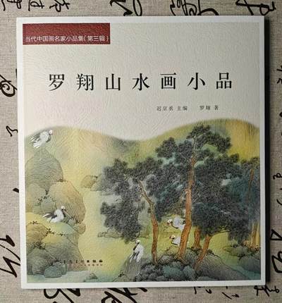 听雨轩    当代中国画名家小品集（全新正版）限时专场 - 罗翔山水画小品画册