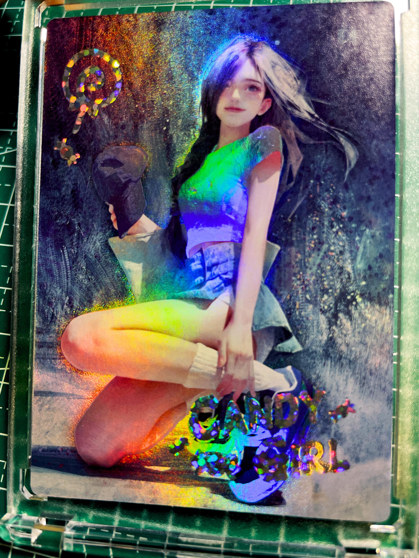 【关注参拍有赠卡】显眼宝33期  9.26日晚21:50结束 【带卡砖】 徐尤点 candy girl  一枚 63*88