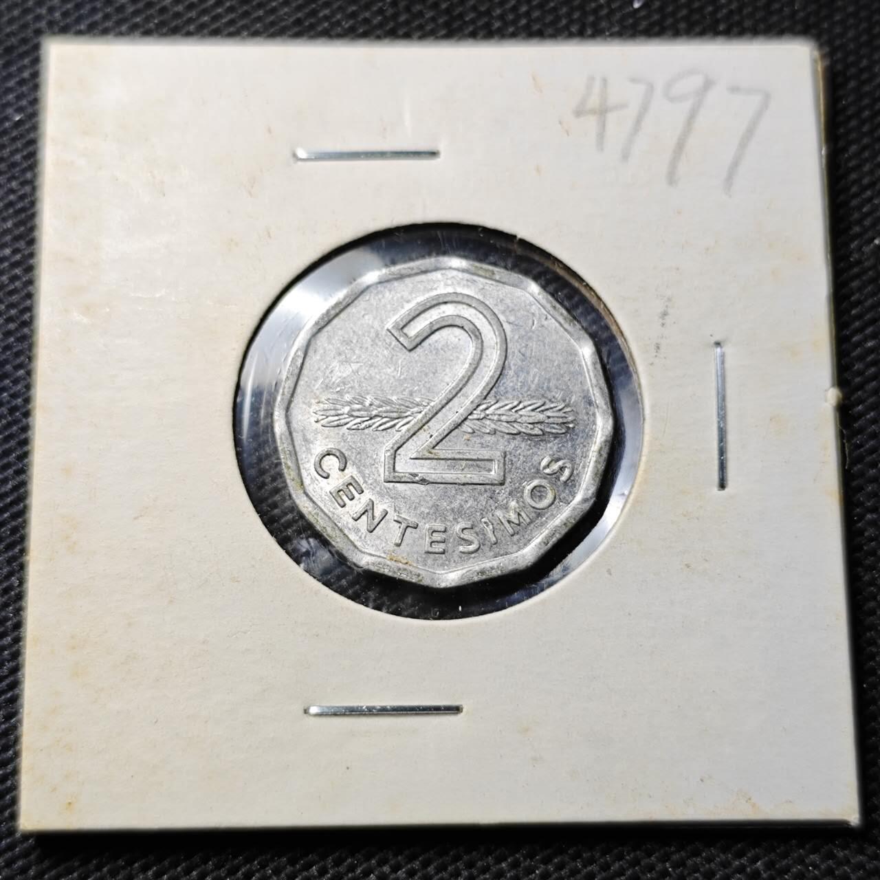 KK钱币收藏小铺 第347场 2月预留时间 周末发货 1977乌拉圭2分 