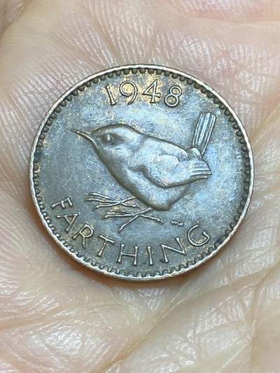 2025年第九十五场(总第一百二十一场）外国好品散币(免佣金) - 英国🇬🇧1948年1法新(乔治六世第一版，关门年)