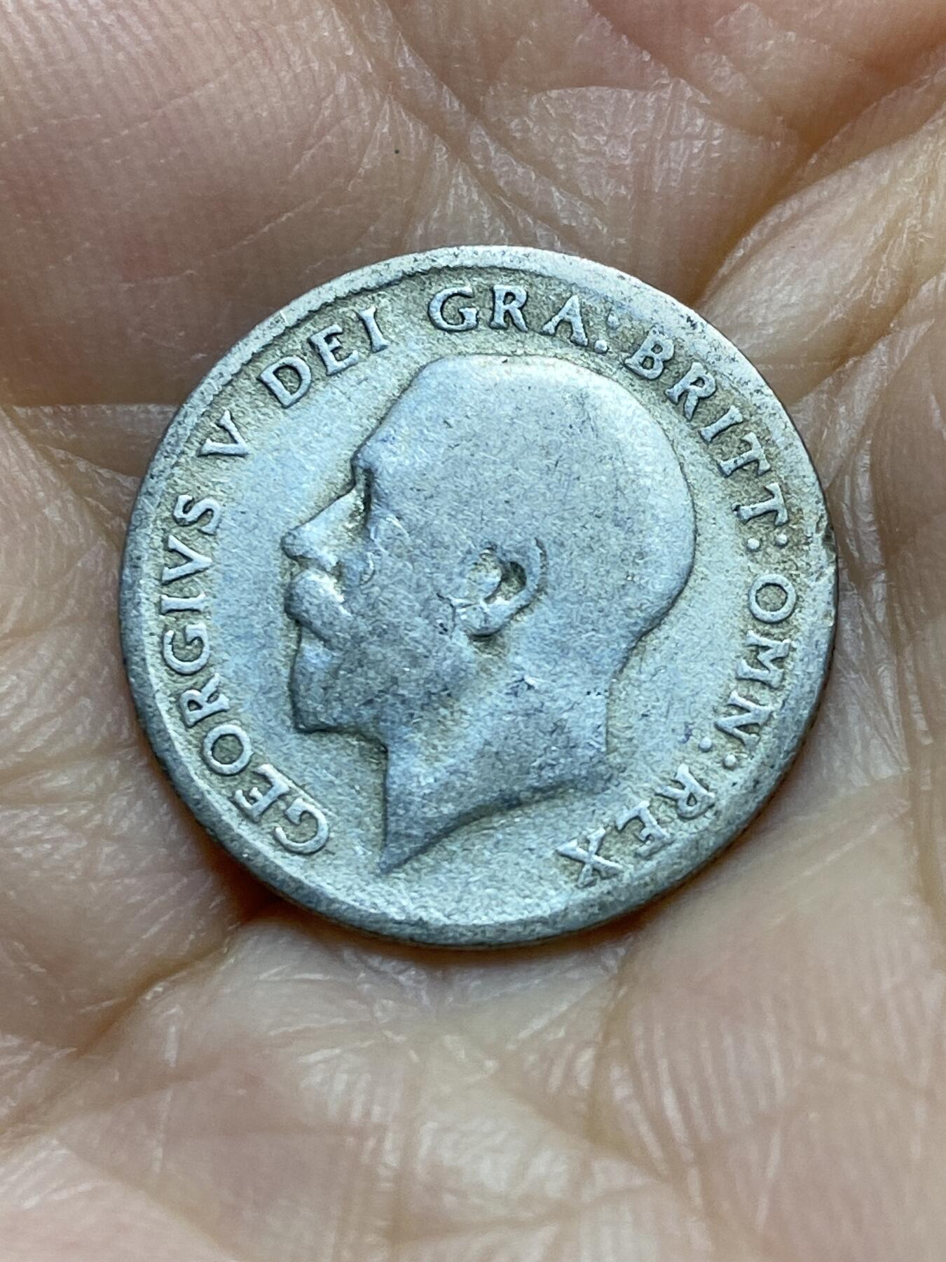 2025年第九十五场(总第一百二十一场）外国好品散币(免佣金) 英国🇬🇧1920年6便士银币(乔治五世第一版关门年，925银)