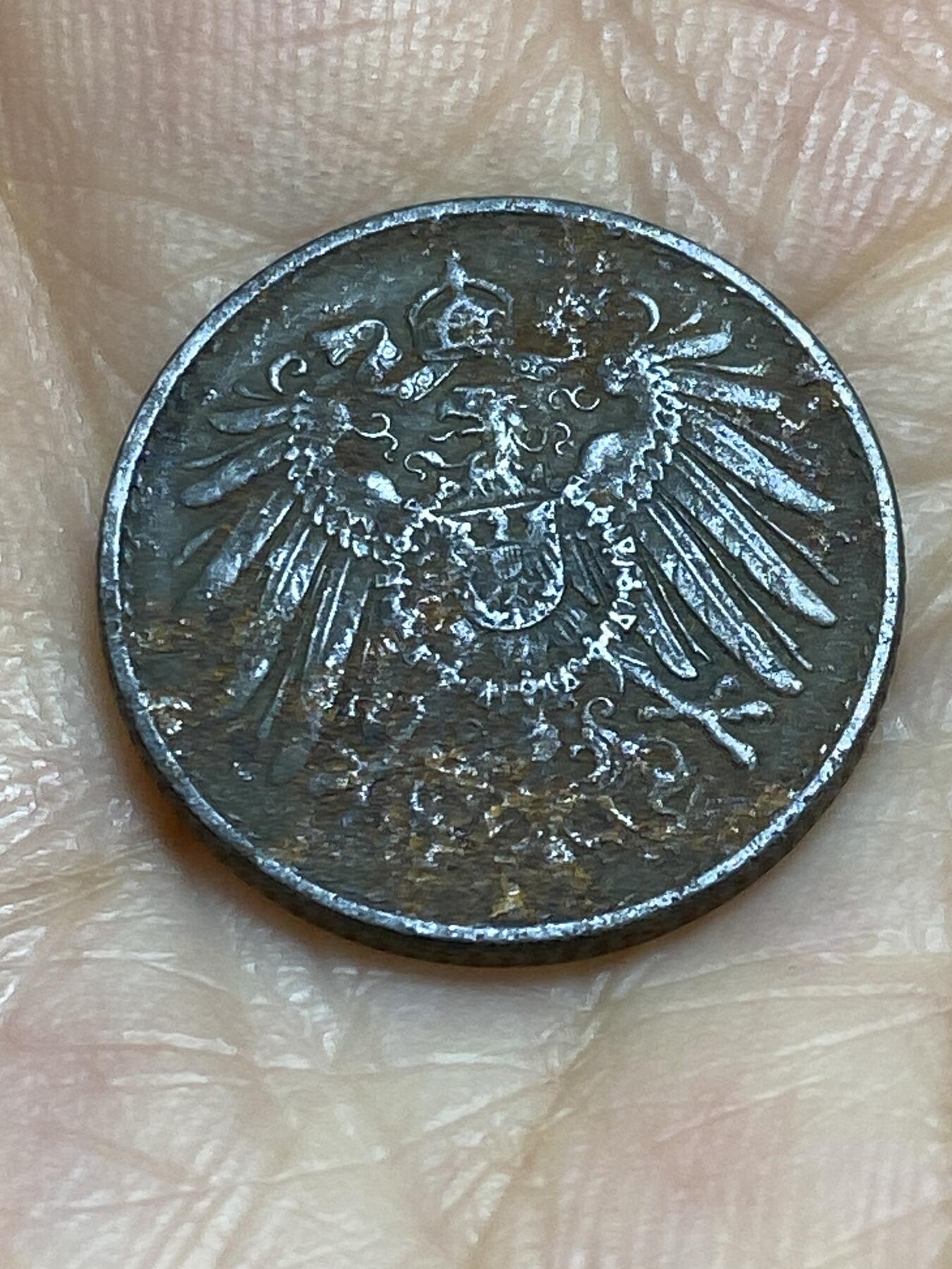 2025年第九十五场(总第一百二十一场）外国好品散币(免佣金) 德意志帝国1921年5芬尼铁币